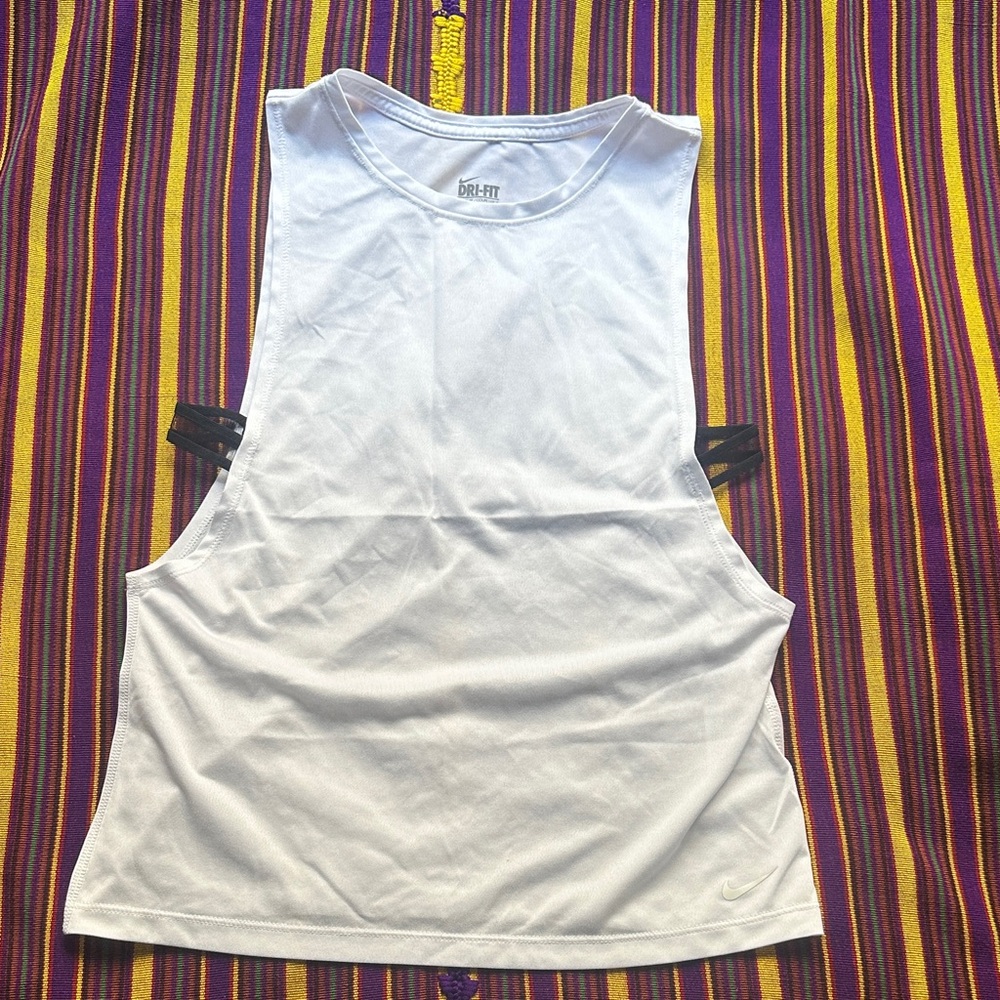 Nike Women's White Muscle Tee